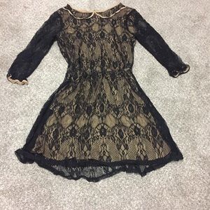 Cocktail black lacy romantic and elegant dress!